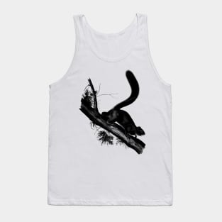 Squirrel Vintage // Pencil Drawing Tank Top